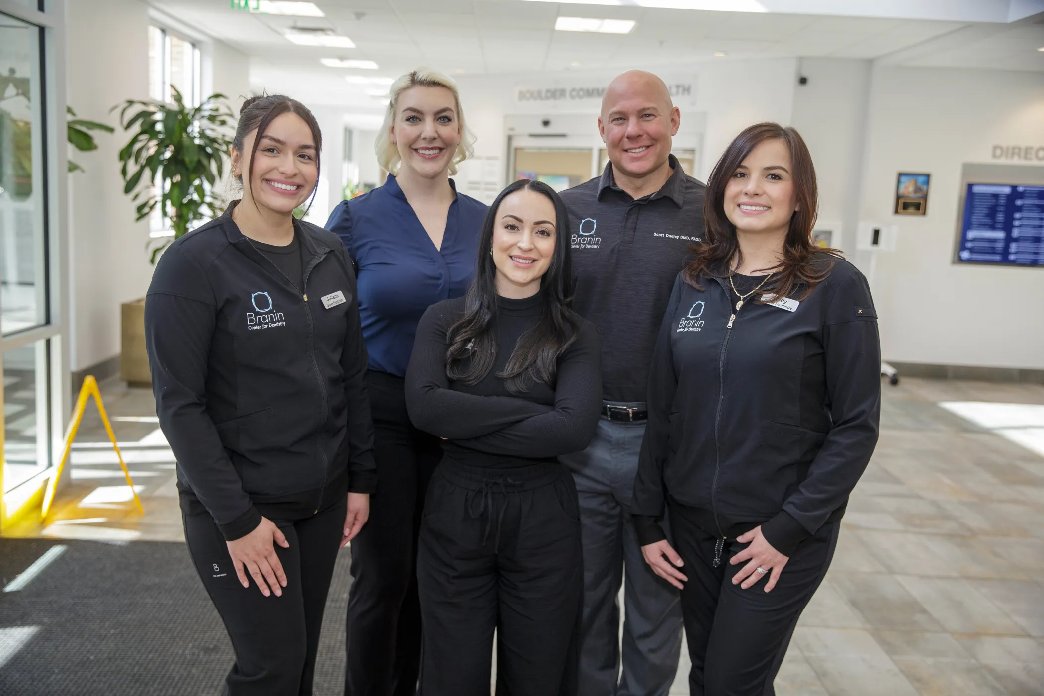 Dr. Sesson and Dr. Dudley with superior team members.