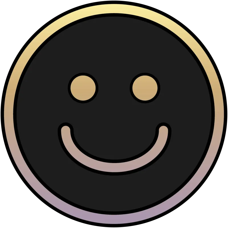 A happy face icon